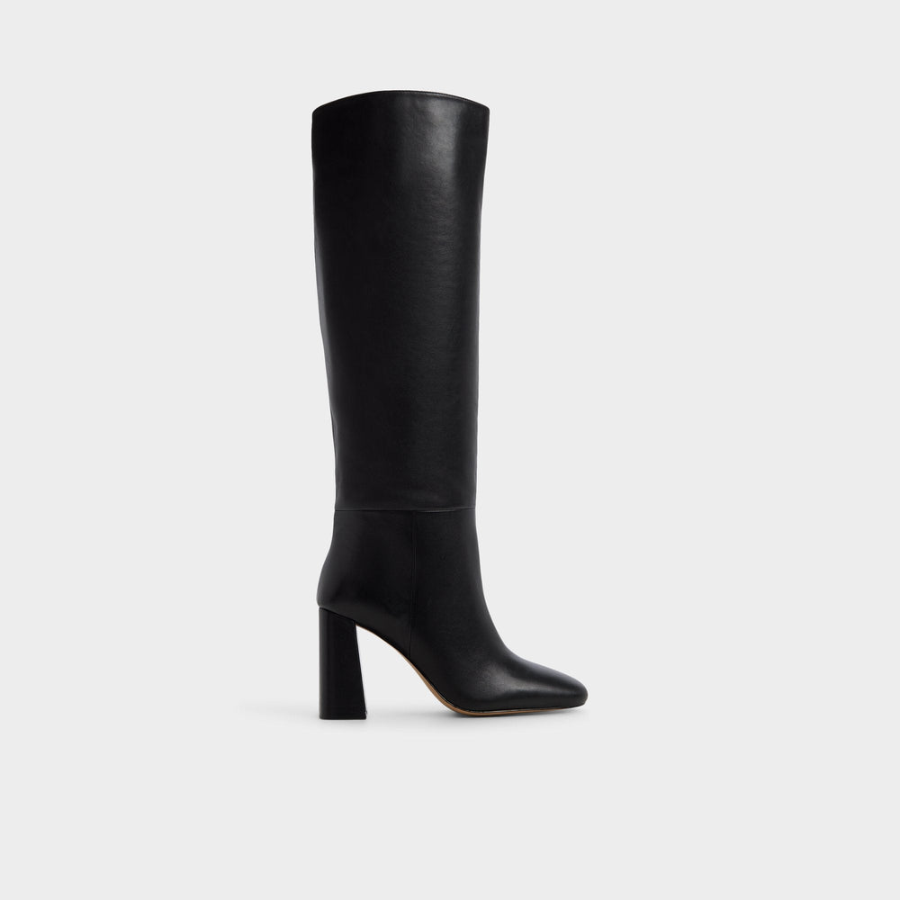 Aldo | Helana in Black - Knee-high boot, Block heel