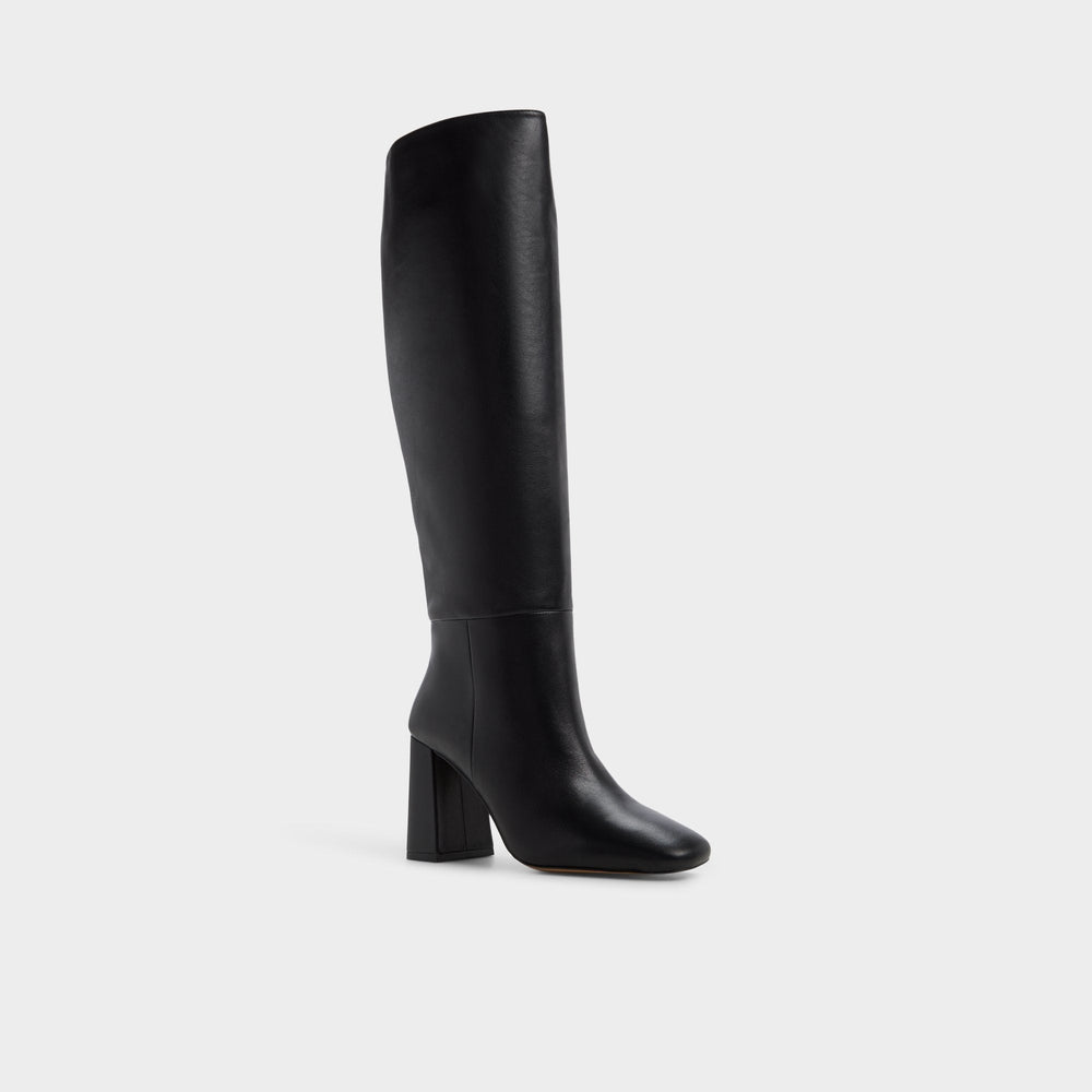 Aldo | Helana in Black - Knee-high boot, Block heel