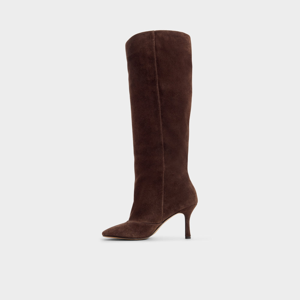 Aldo | Frankey in Dark Brown - Knee-high boot, Stiletto heel