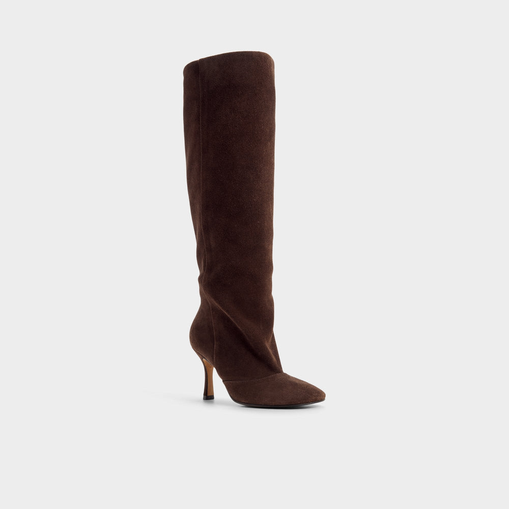 Aldo | Frankey in Dark Brown - Knee-high boot, Stiletto heel