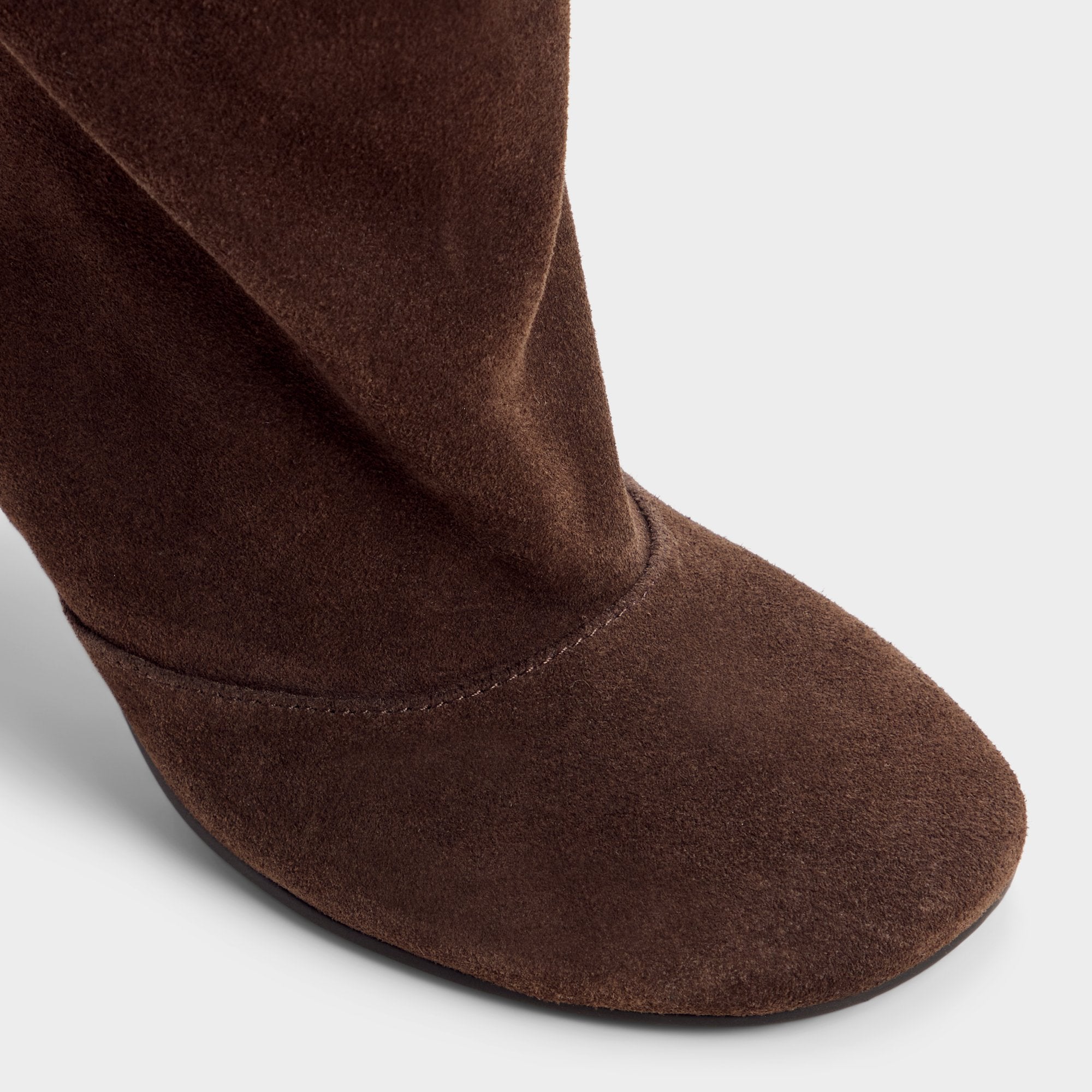 Aldo | Frankey in Dark Brown - Knee-high boot, Stiletto heel