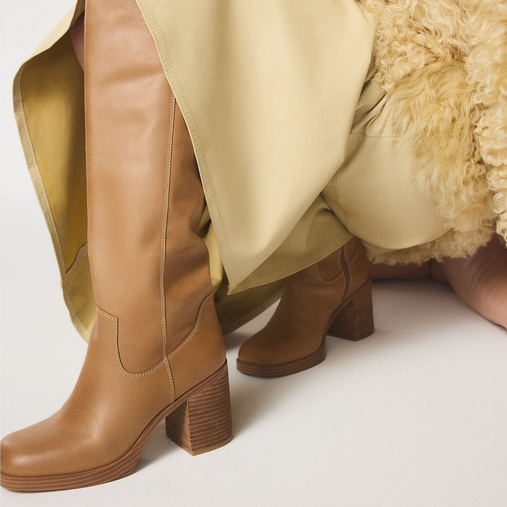 Aldo | Juny in Light Brown - Knee-high boot, Platform