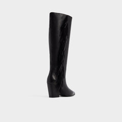 Aldo | Kaelya in Black - Knee-high boot, Block heel