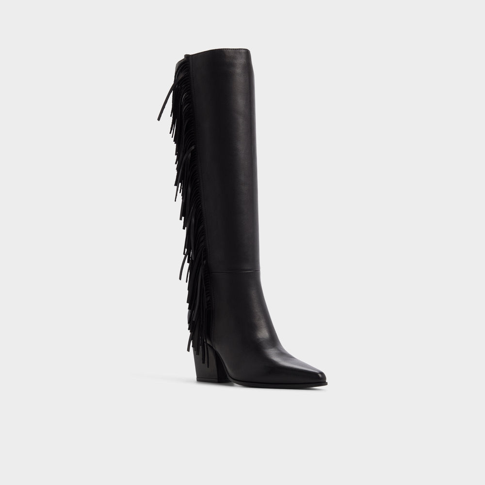 Aldo | Kaelya in Black - Knee-high boot, Block heel