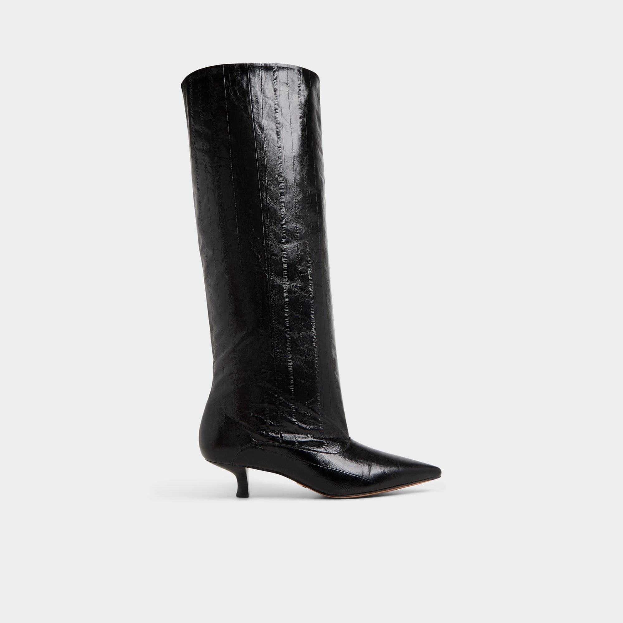 Aldo | Everose in Black - Knee-high boot, Kitten heel