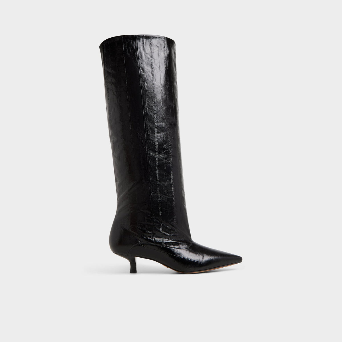 Aldo | Everose in Black - Knee-high boot, Kitten heel