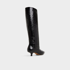 Aldo | Everose in Black - Knee-high boot, Kitten heel