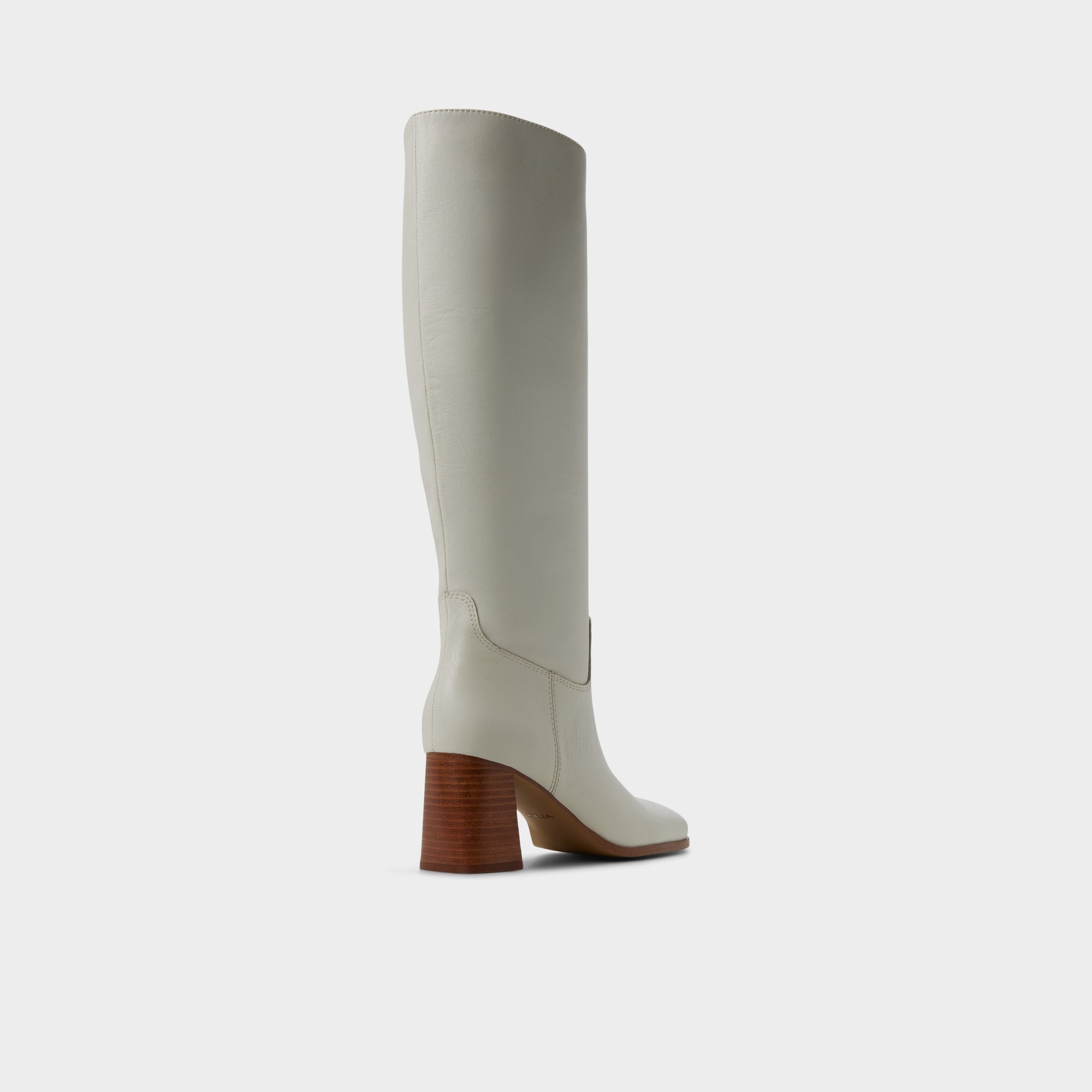 Aldo | Elyze in White Bone - Knee-high boot, Block heel