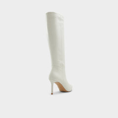 Aldo | Laroche White/Bone Women's Tall Boots - Knee-high boot, Stiletto heel