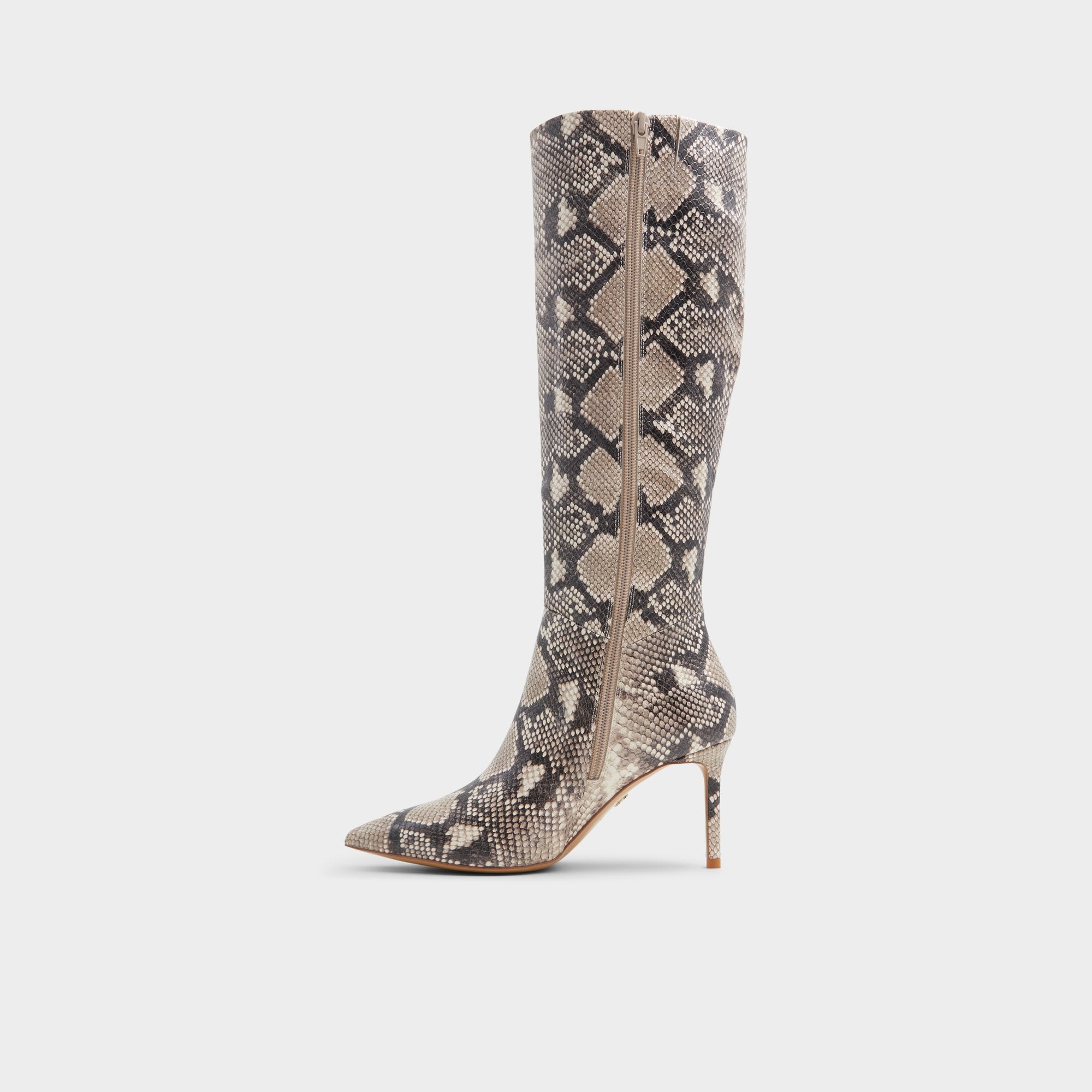 Aldo | Laroche Beige Overflow Women's Tall Boots - Knee-high boot, Stiletto heel