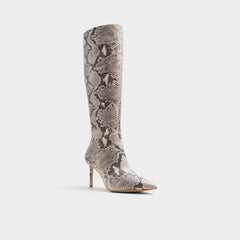 Aldo | Laroche Beige Overflow Women's Tall Boots - Knee-high boot, Stiletto heel