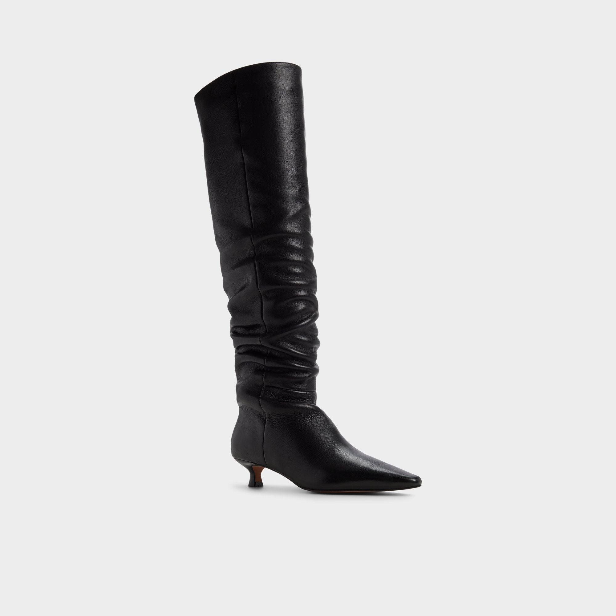 Aldo | Muttsee Black Women's Tall Boots - Over-the-knee boot, Kitten heel