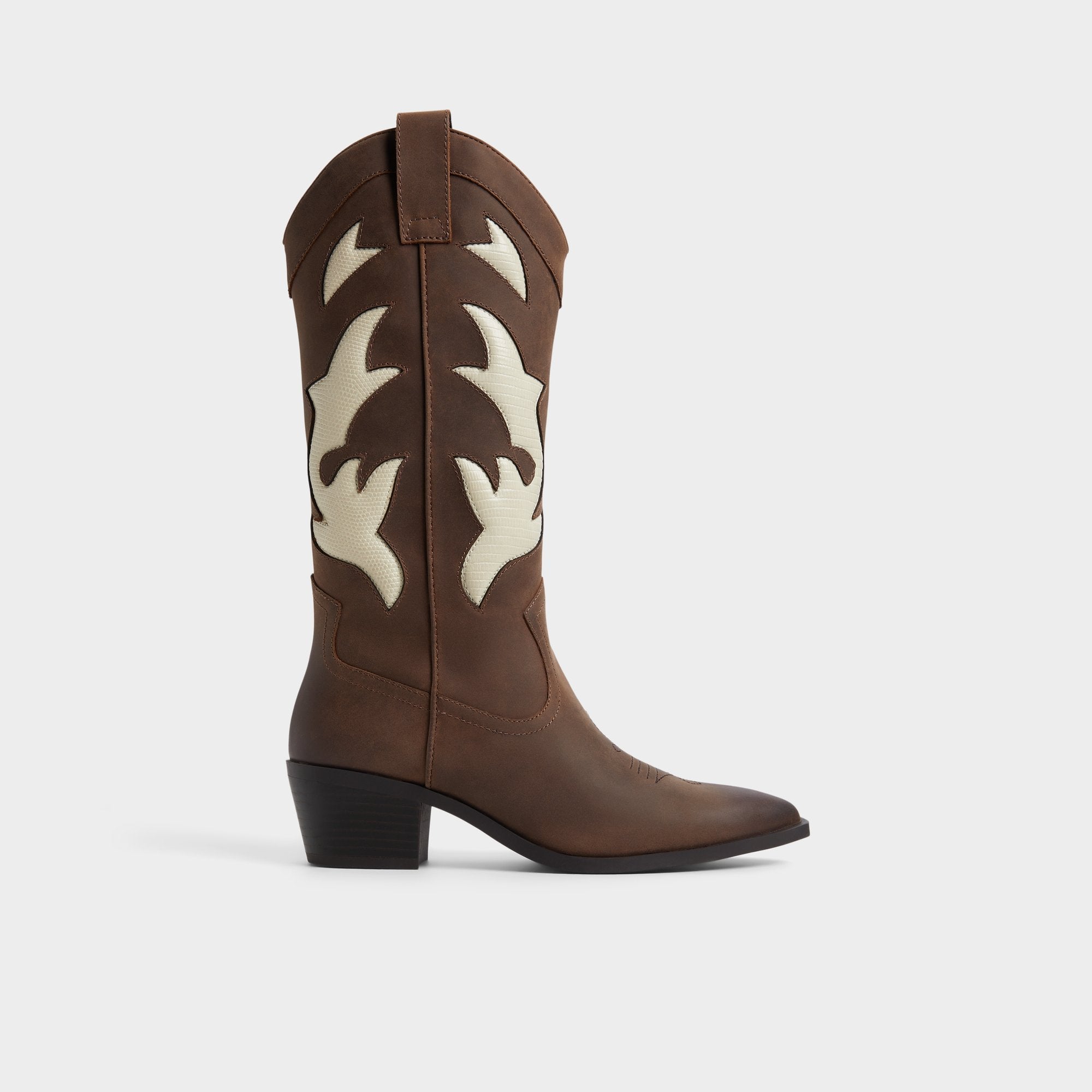 Aldo | Nebraska Royal Brown Women's Western - Mid-calf western boot