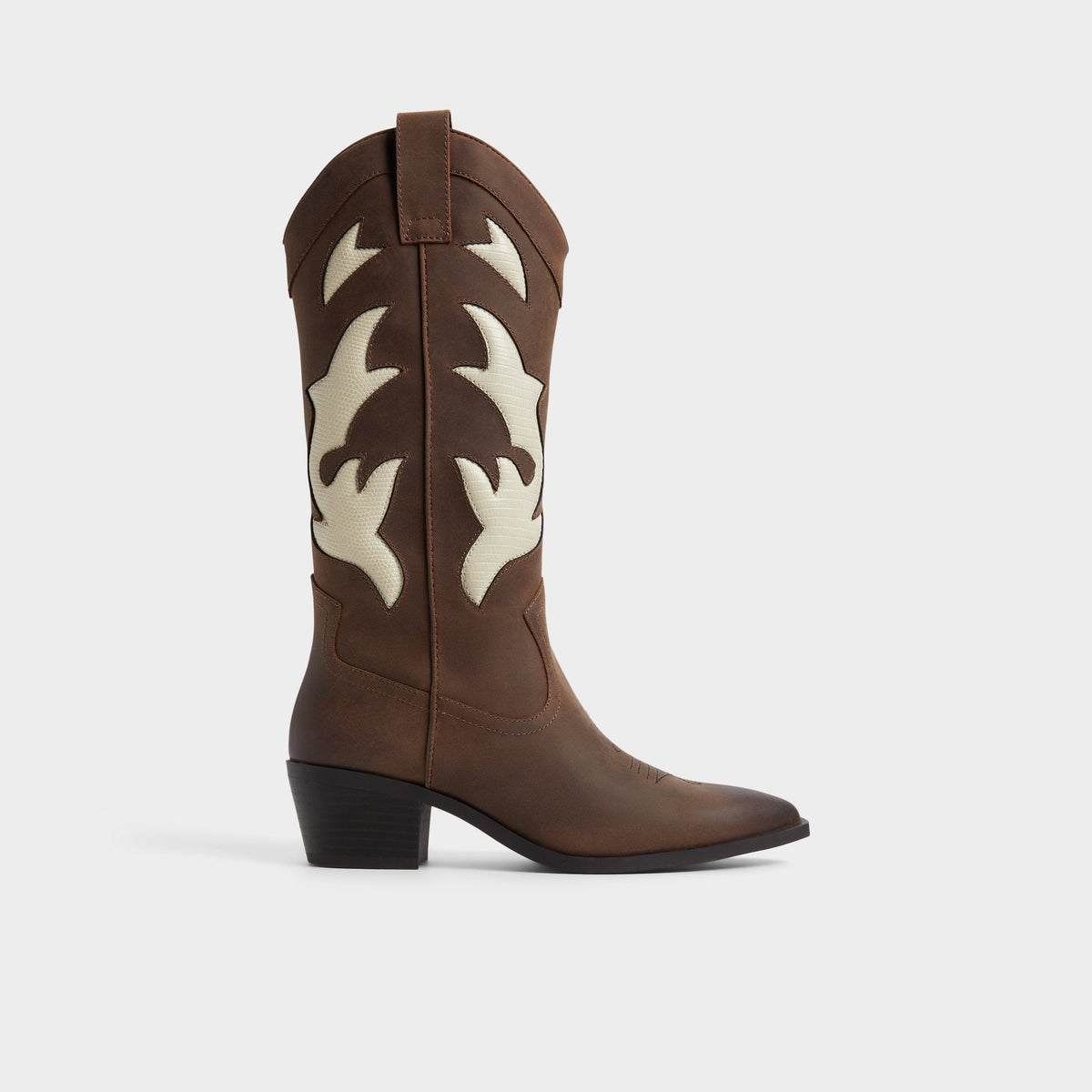 Aldo | Nebraska Royal Brown Women's Western - Mid-calf western boot