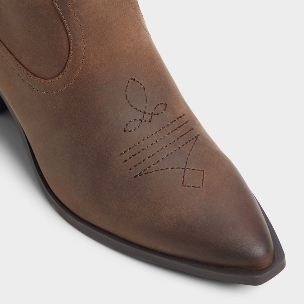 Aldo | Nebraska Royal Brown Women's Western - Mid-calf western boot