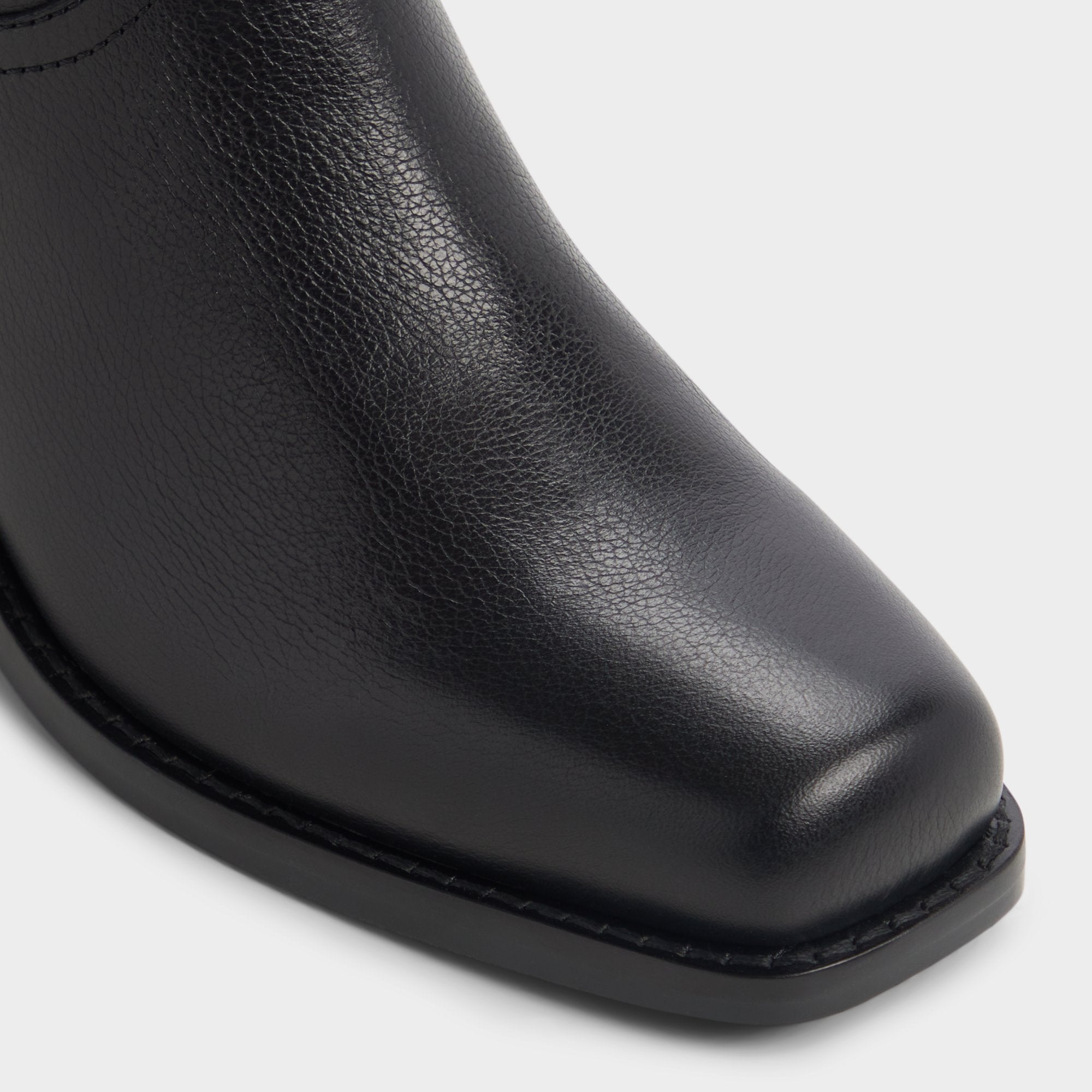 Aldo | Emberlyn in Black - Knee-high western boot, Cup sole
