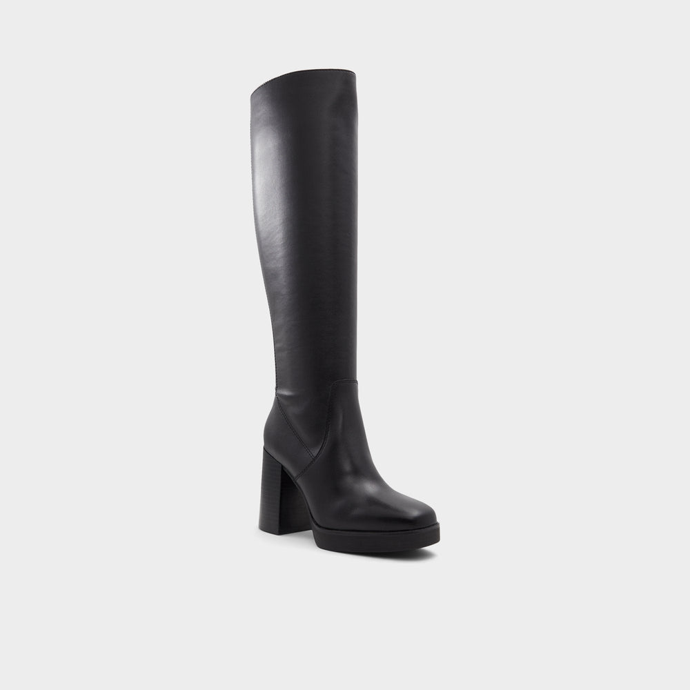 Aldo | Equine Black Women's Tall Boots - Knee-high boot, Black
