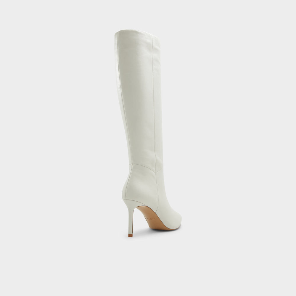 Aldo | Laroche-wc White/Bone Women's Tall Boots - Knee-high boot, Stiletto heel