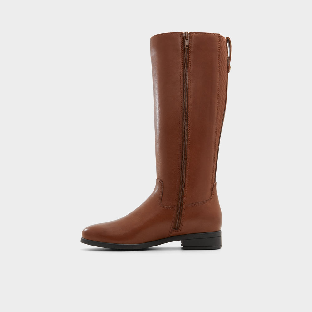 Aldo | Wicoenitall Cognac Women's Tall Boots - Knee-high boot, Brown