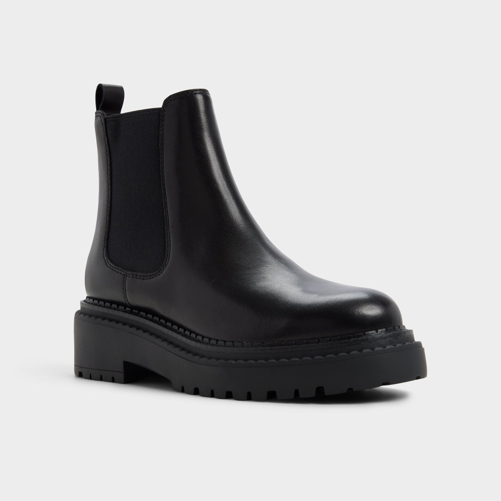 Aldo | Bestina in Black - Chelsea boot, Lug sole