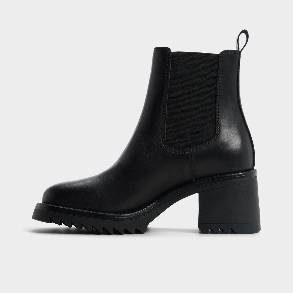 Aldo | Anneliese in Black - Chelsea boot, Lug sole