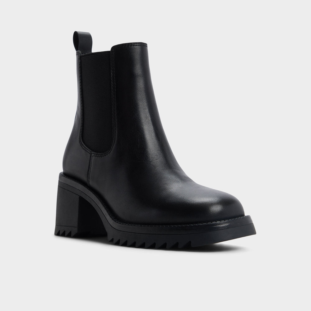 Aldo | Anneliese in Black - Chelsea boot, Lug sole