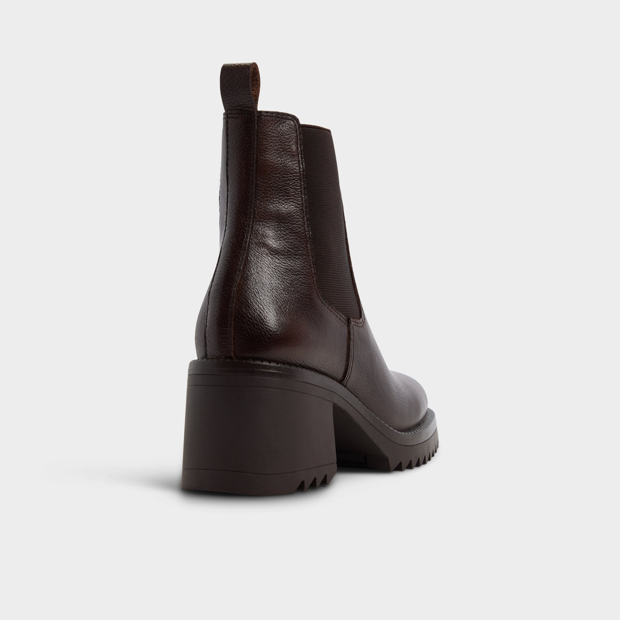 Aldo | Anneliese in Medium Brown - Chelsea boot, Lug sole