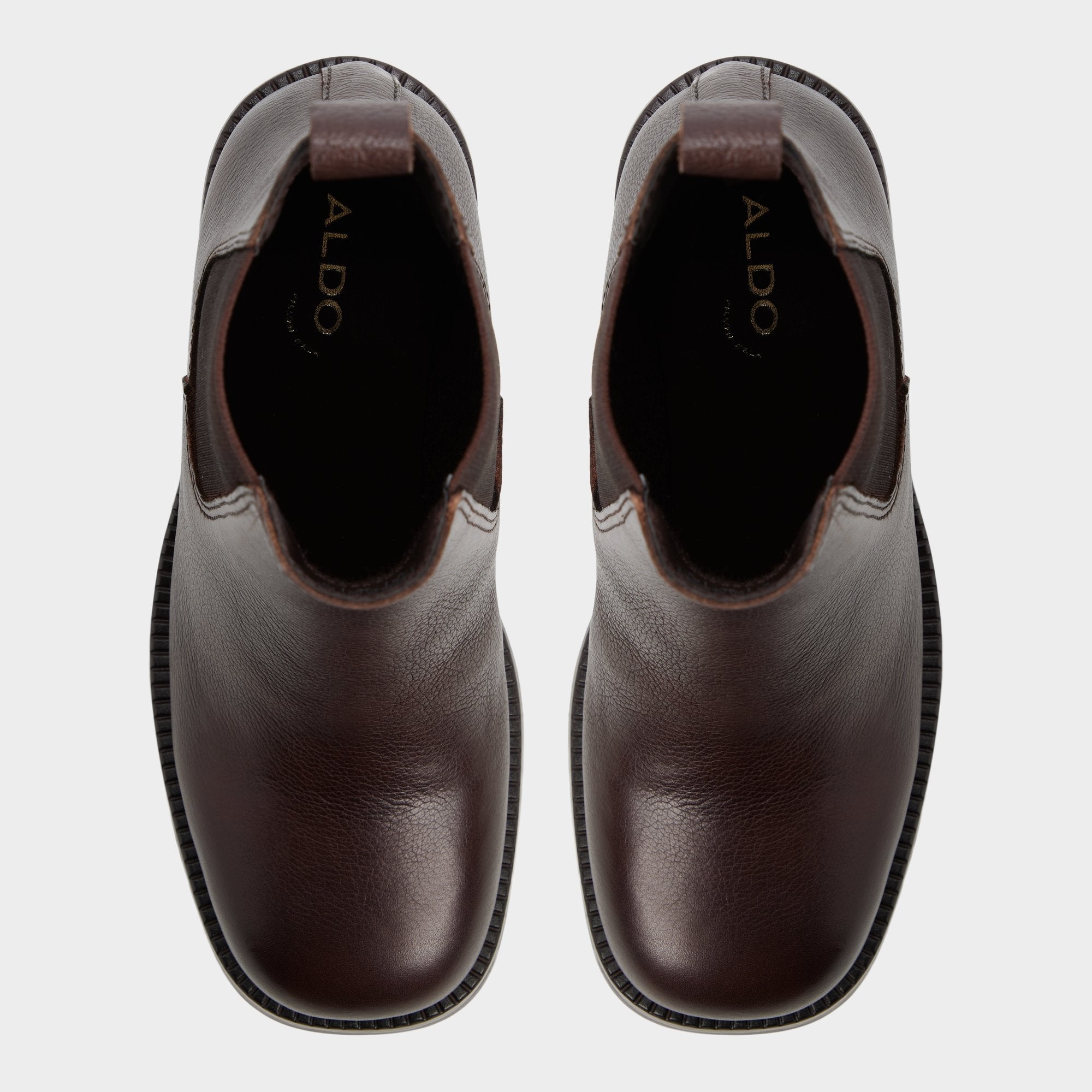 Aldo | Anneliese in Medium Brown - Chelsea boot, Lug sole