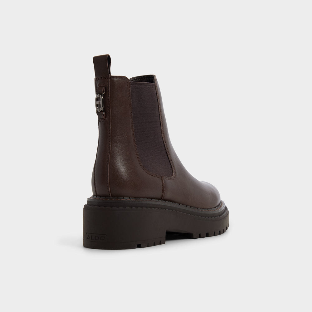 Aldo | Bestina in Dark Brown - Chelsea boot, Lug sole