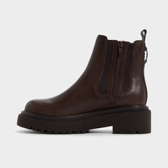 Aldo | Bestina in Dark Brown - Chelsea boot, Lug sole