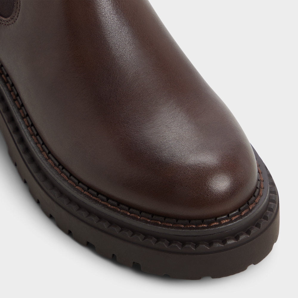 Aldo | Bestina in Dark Brown - Chelsea boot, Lug sole