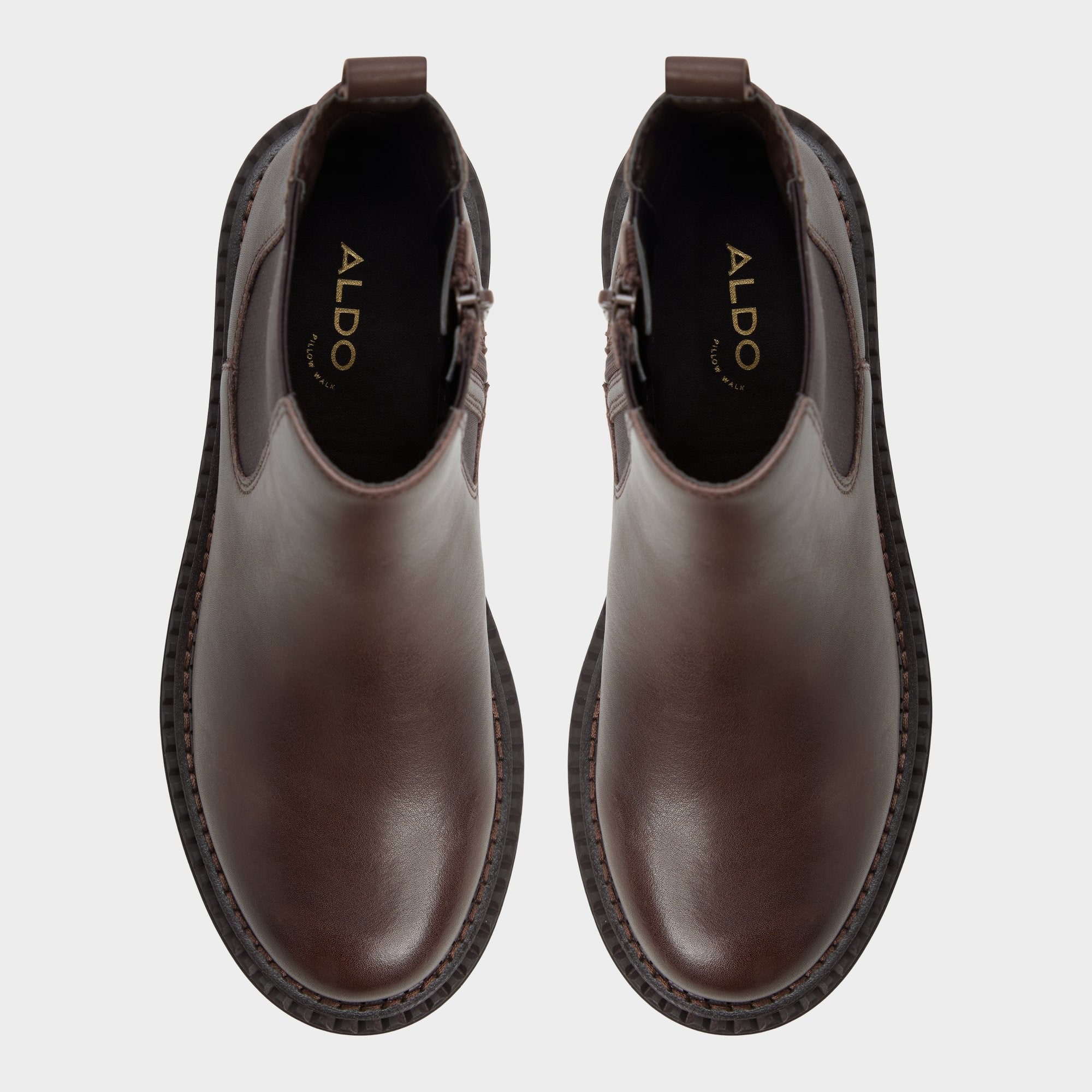 Aldo | Bestina in Dark Brown - Chelsea boot, Lug sole