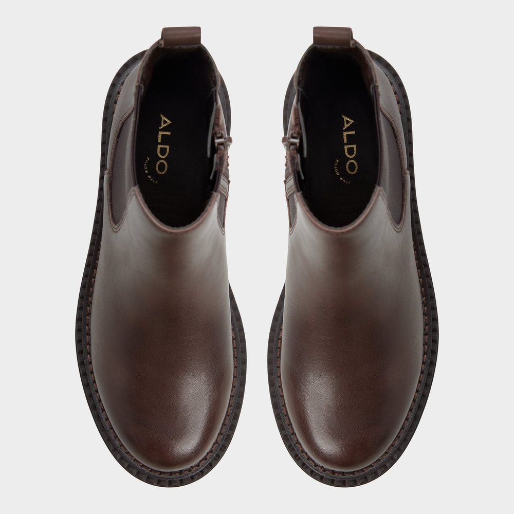 Aldo | Bestina in Dark Brown - Chelsea boot, Lug sole