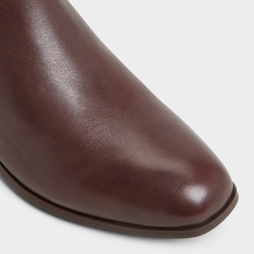 Aldo | Verity in Dark Brown - Chelsea boot, Block heel
