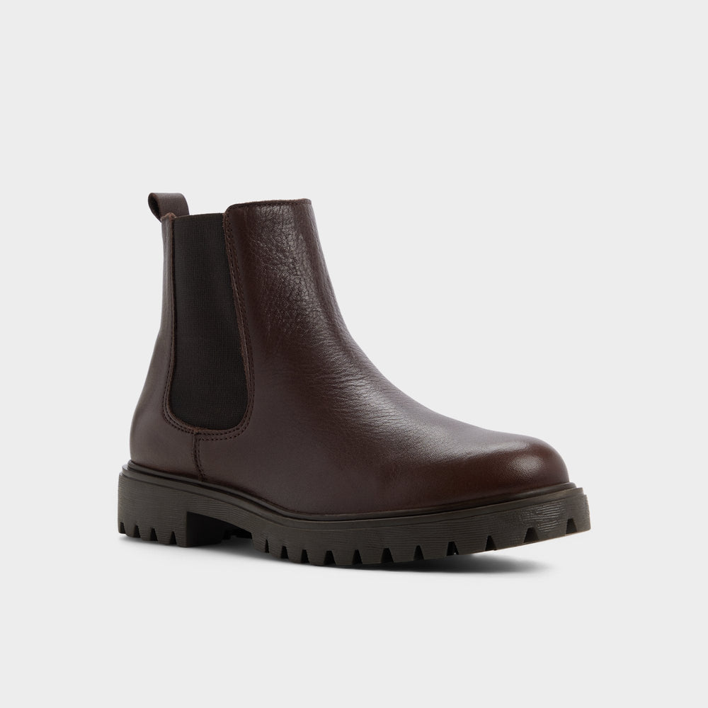 Aldo | Adalitlan in Medium Brown - Chelsea boot, Lug sole