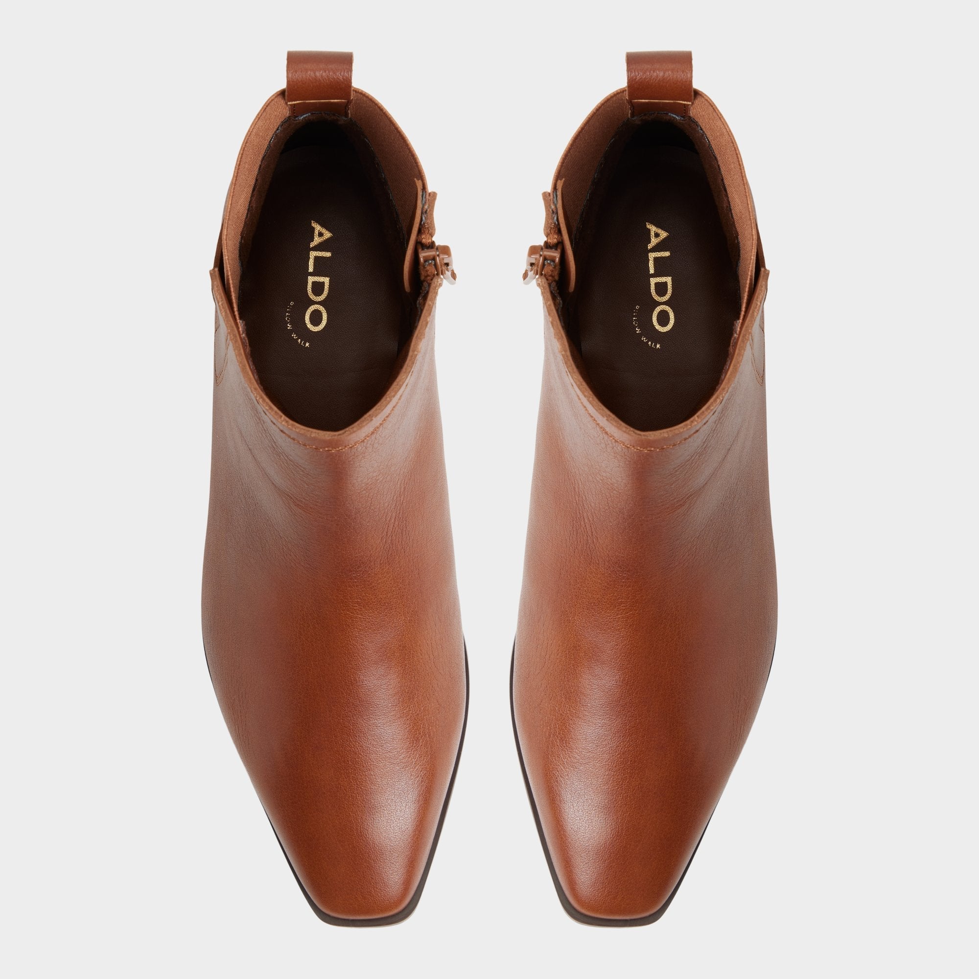 Aldo | Raneldar in Medium Brown - Chelsea boot, Block heel