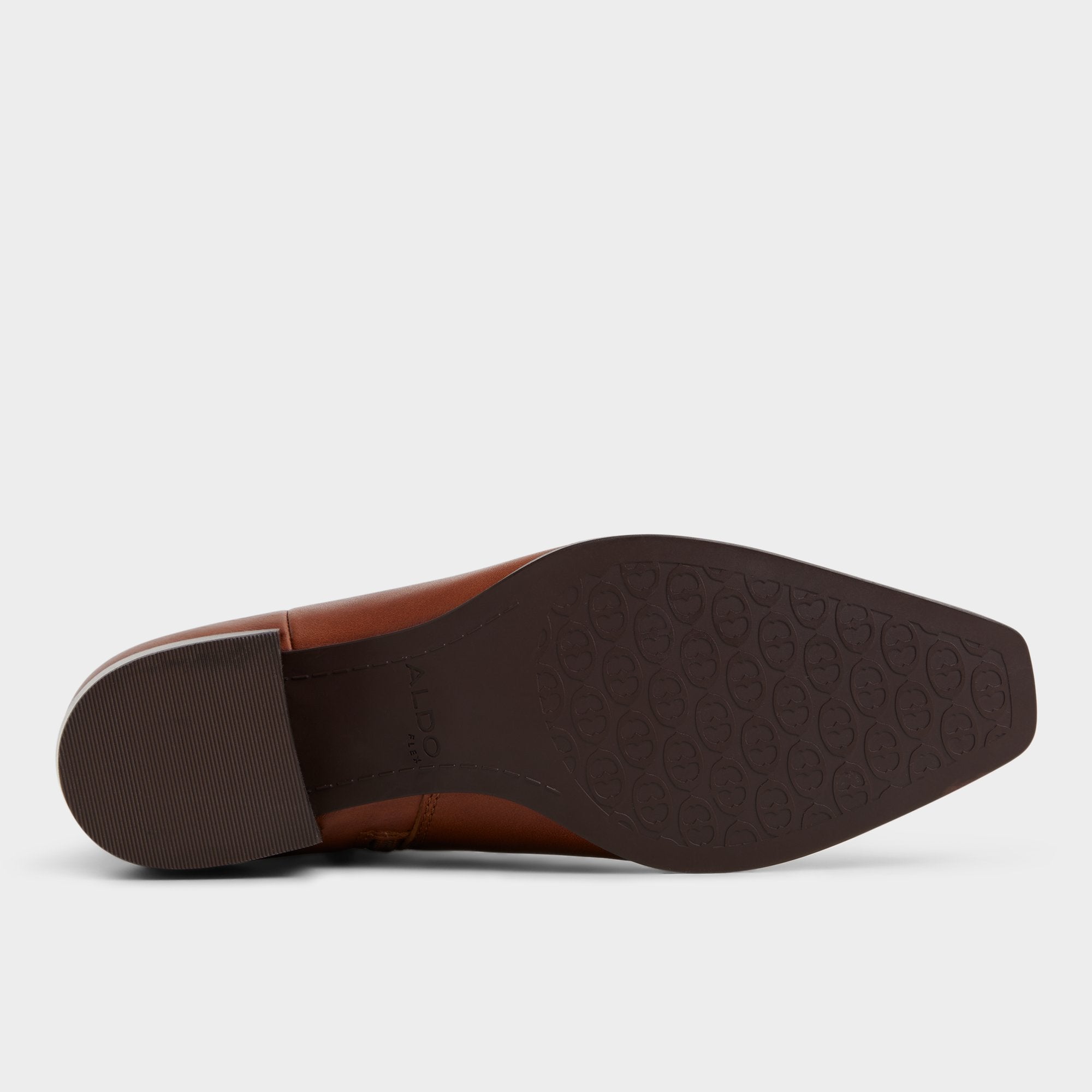 Aldo | Raneldar in Medium Brown - Chelsea boot, Block heel