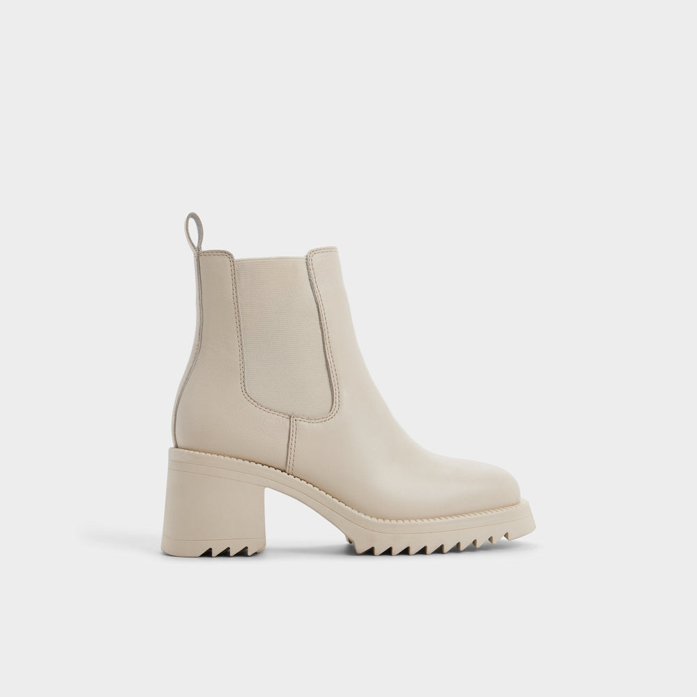 Aldo | Anneliese in Other White - Chelsea boot, Lug sole