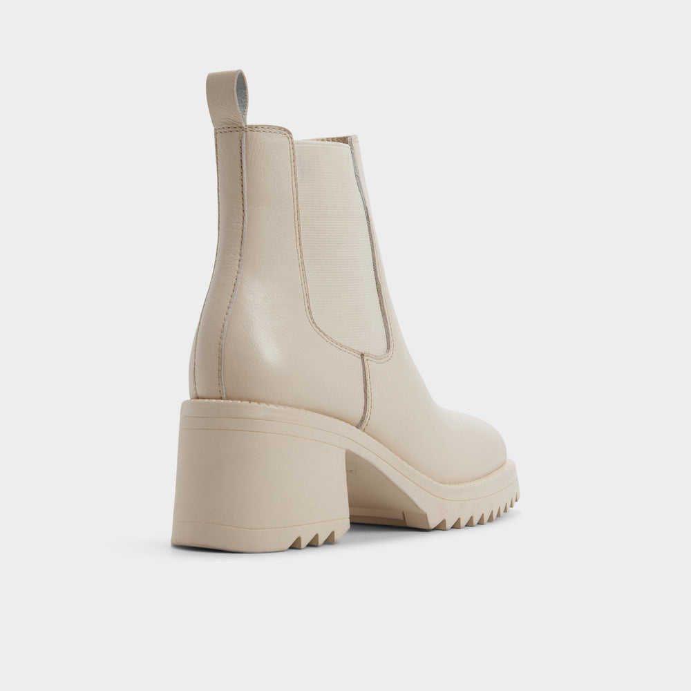 Aldo | Anneliese in Other White - Chelsea boot, Lug sole