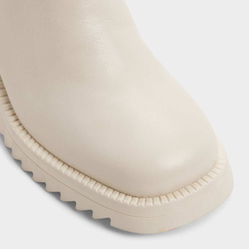 Aldo | Anneliese in Other White - Chelsea boot, Lug sole