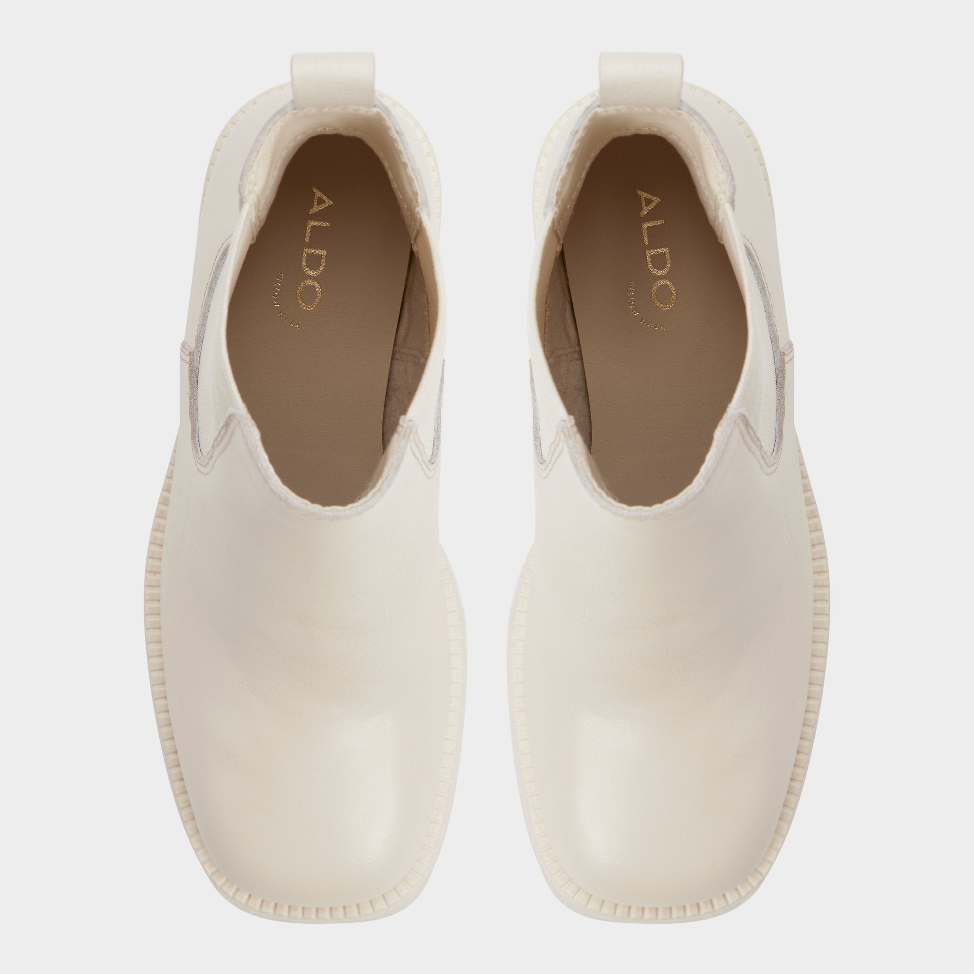 Aldo | Anneliese in Other White - Chelsea boot, Lug sole
