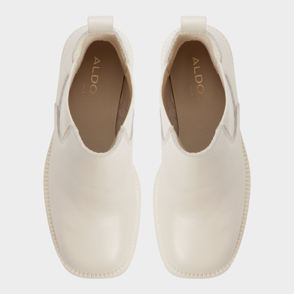 Aldo | Anneliese in Other White - Chelsea boot, Lug sole
