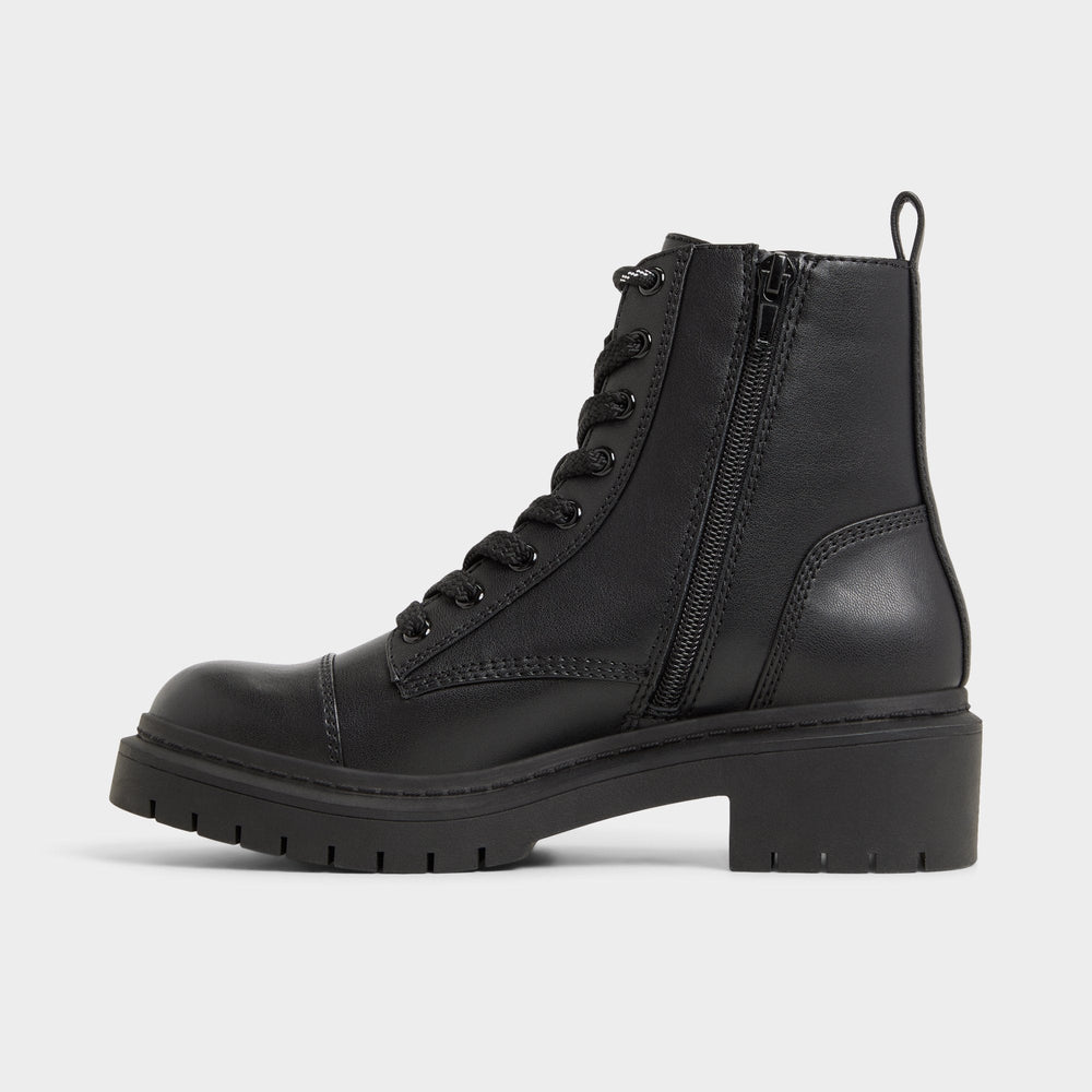 Aldo | Goer Black Women's Casual boots - Combat ankle boot, Lug sole