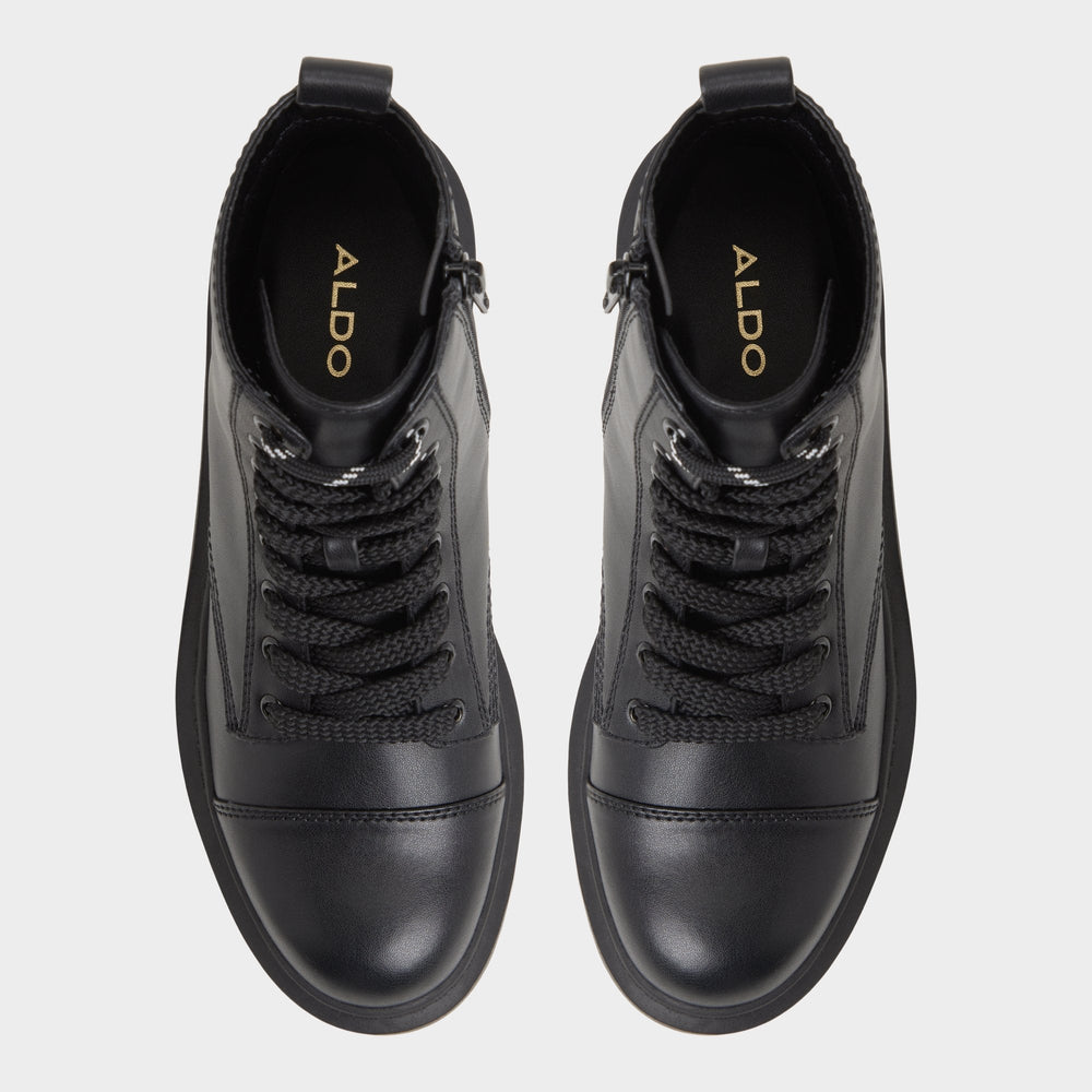 Aldo | Goer Black Women's Casual boots - Combat ankle boot, Lug sole