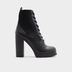 Aldo | Rebellious Black Women's Combat boots - Combat ankle boot, Lug sole