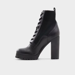 Aldo | Rebellious Black Women's Combat boots - Combat ankle boot, Lug sole
