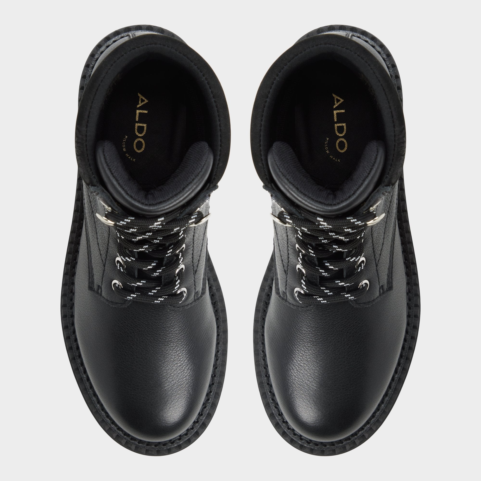 Aldo | Lewellan in Black - Hiking boot, Lug sole