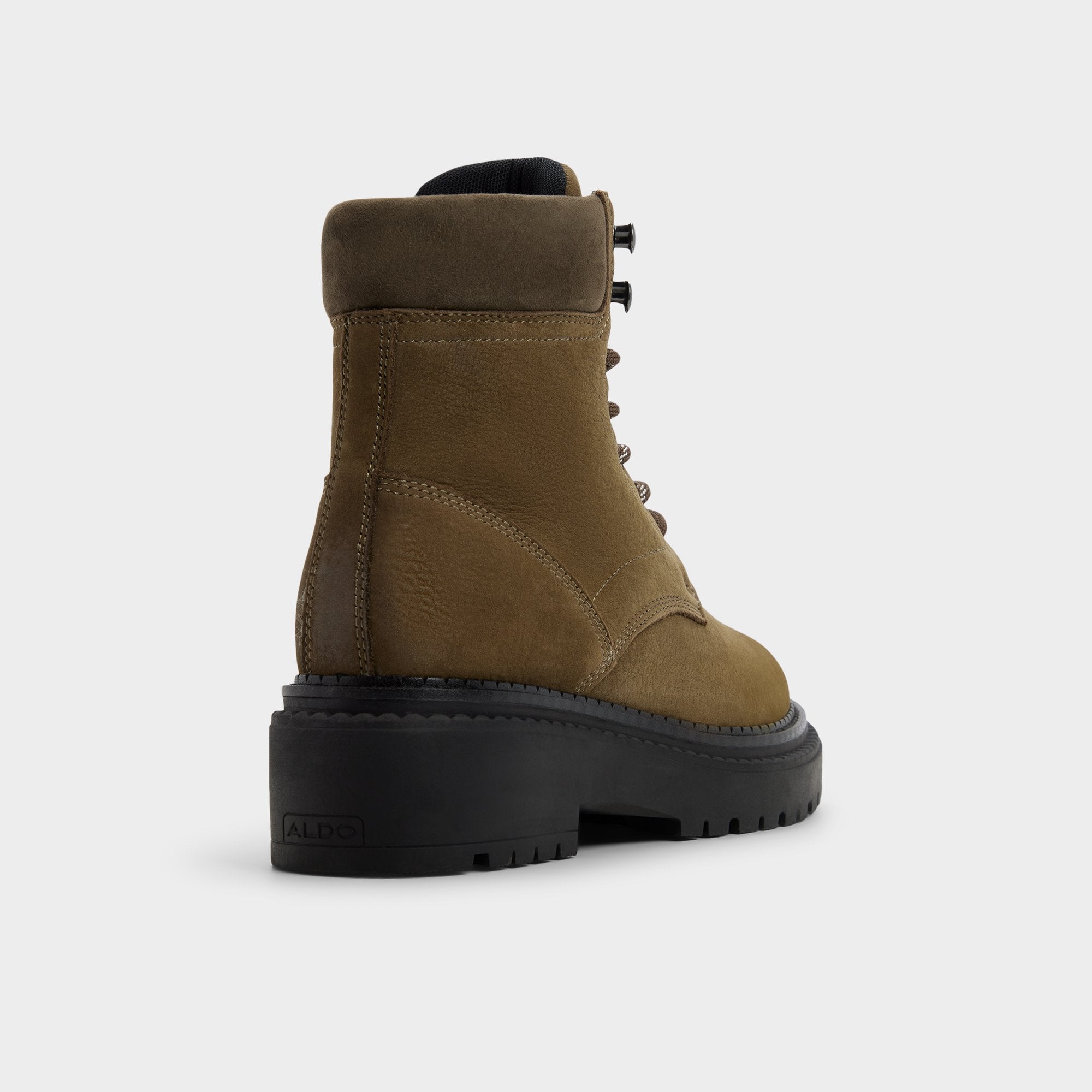 Aldo | Lewellan in Dark Green - Hiking boot, Lug sole