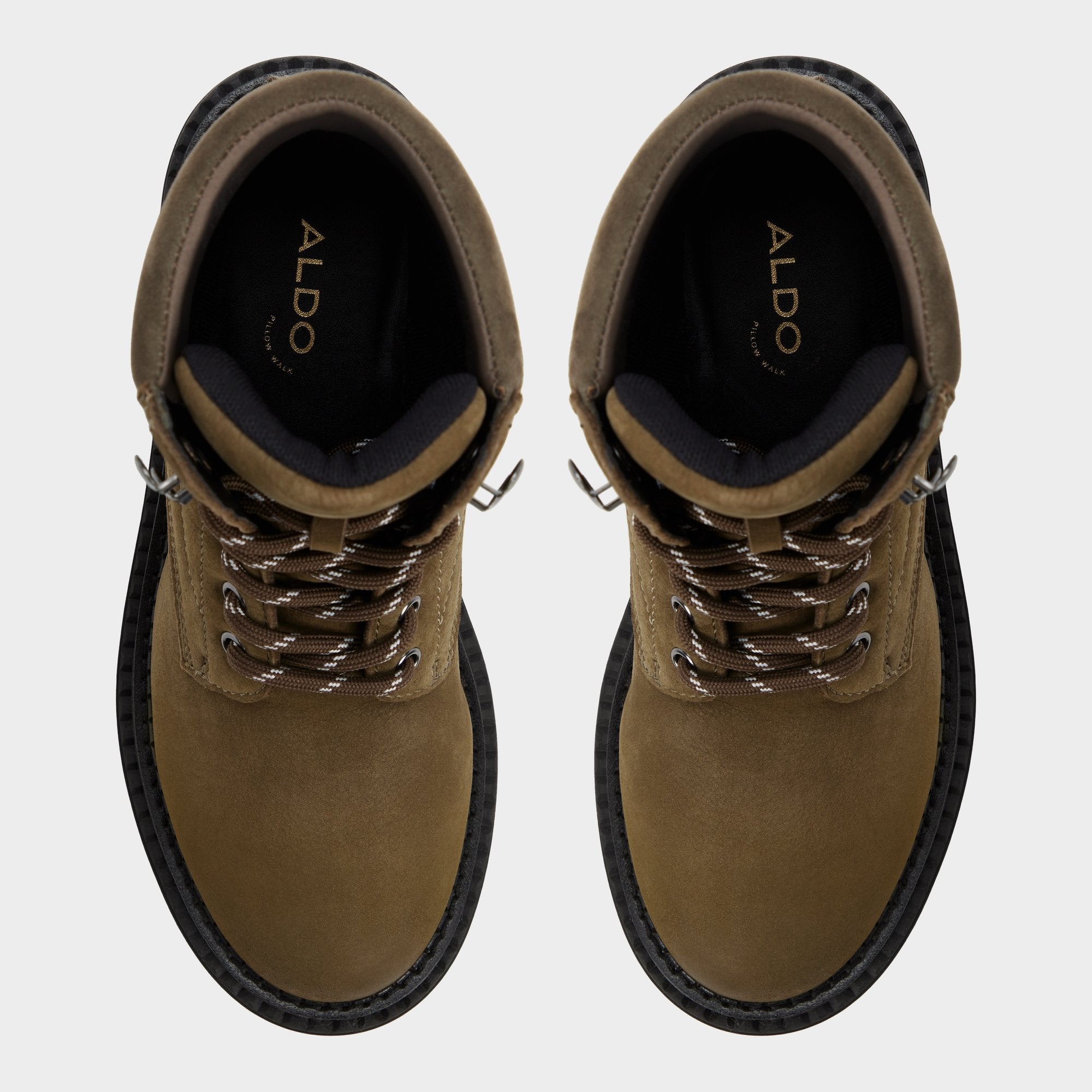 Aldo | Lewellan in Dark Green - Hiking boot, Lug sole