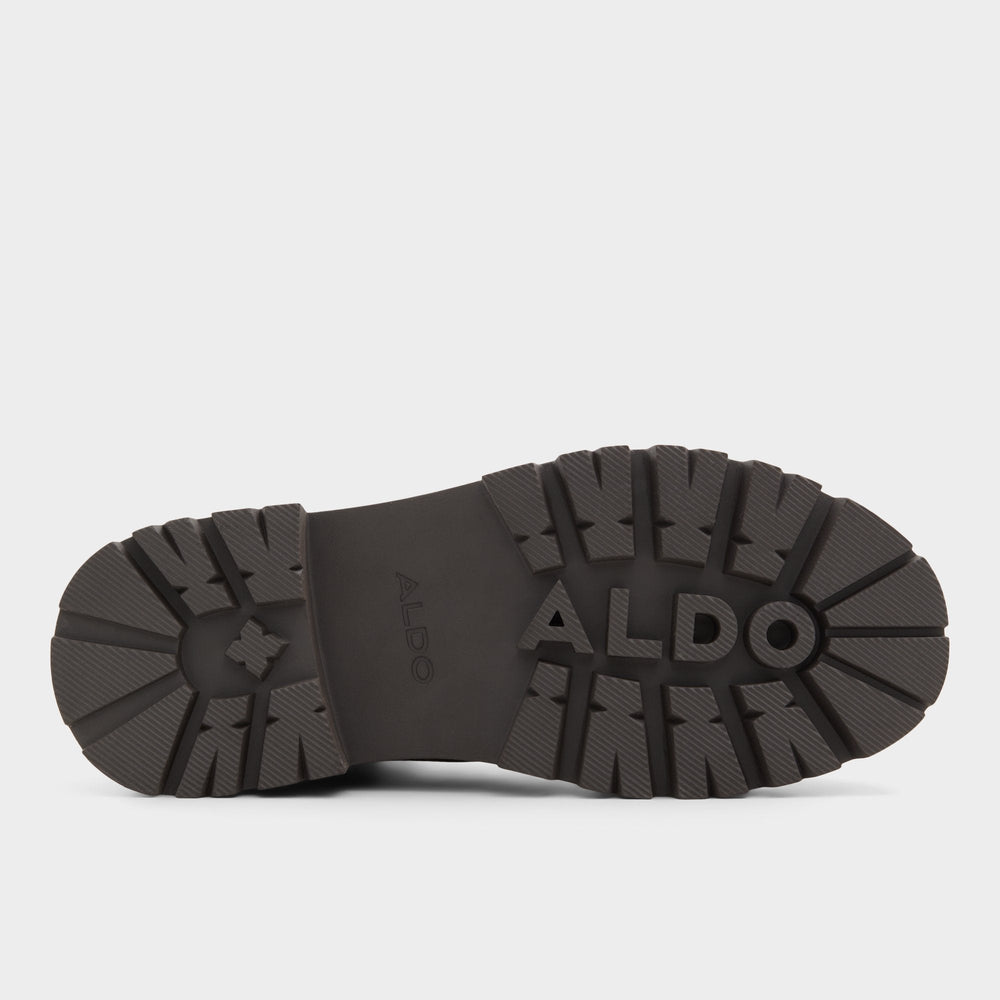 Aldo | Talaleryknit Brown Overflow Women's Combat boots - Combat ankle boot, Brown